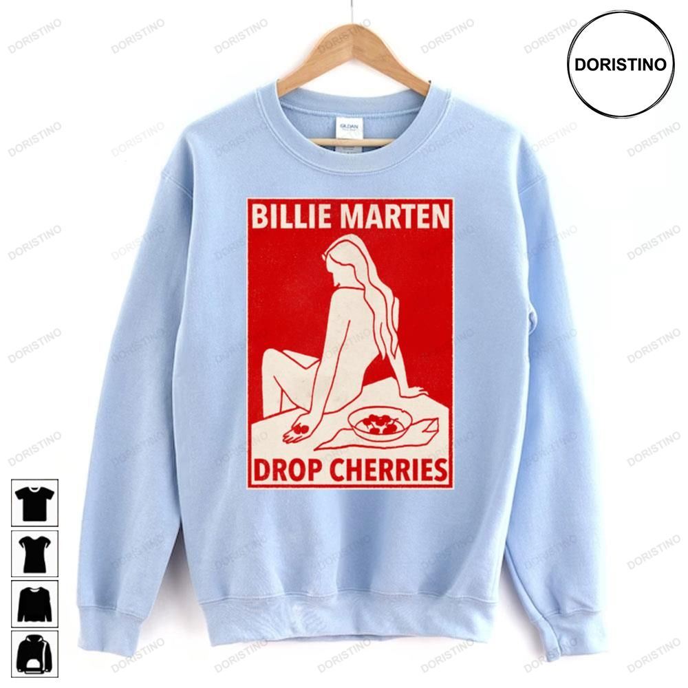 Red Art Billie Marten Drop Cherries Awesome Shirts