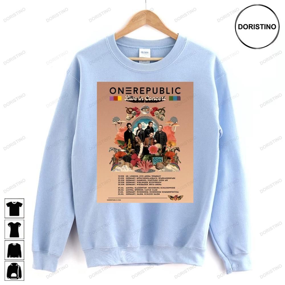 Tour 2023 Tour Live In Concert Onerepublic Singapore The Star Theatre Awesome Shirts