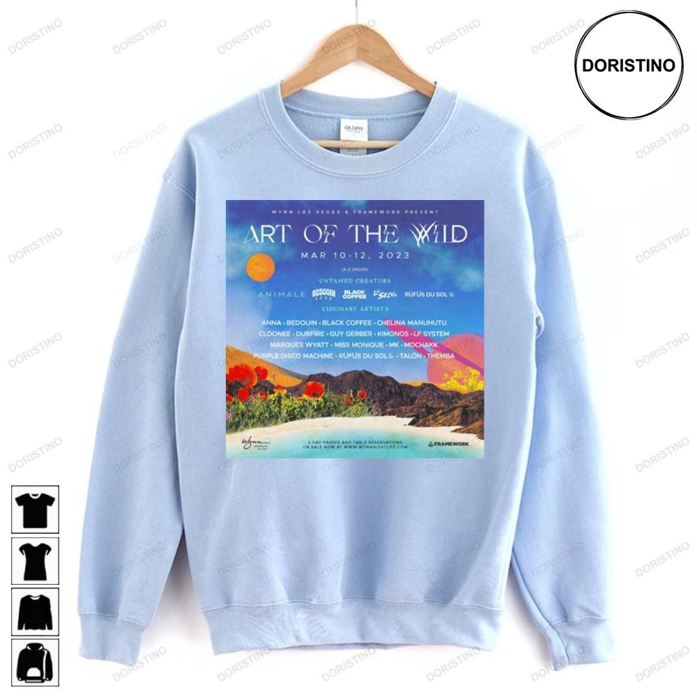 Tour 2023 Tour Art Of The Wild Limited Edition T-shirts
