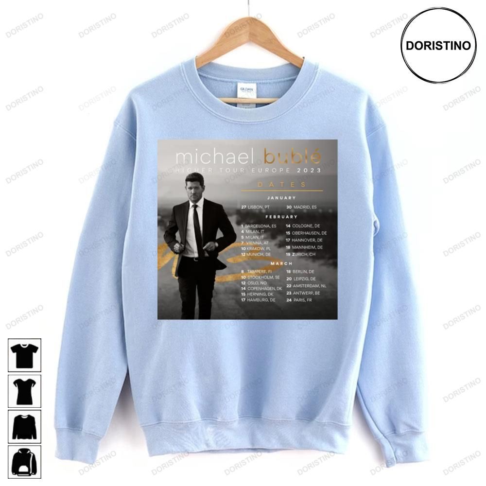 Michael Bublé Higher Europe 2023 Tour Trending Style