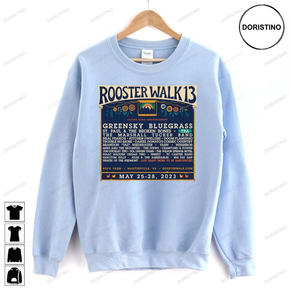 Rooster Walk 2023 Tour Awesome Shirts