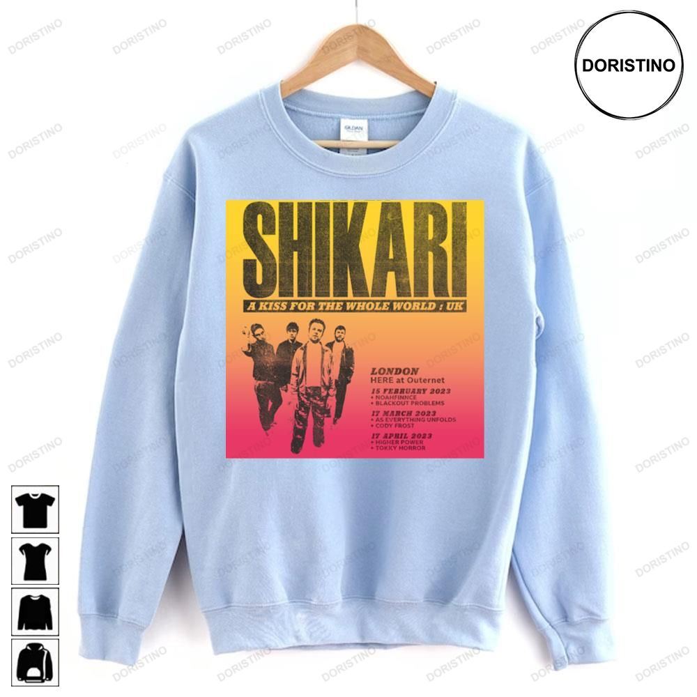 Shikari A Kiss For The Whole World Uk 2023 Tour Awesome Shirts