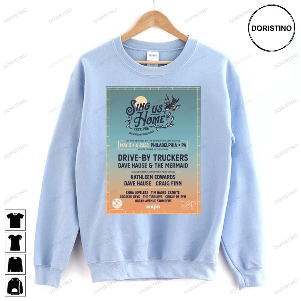 Sing Us Home Festival 2023 Tour Limited Edition T-shirts