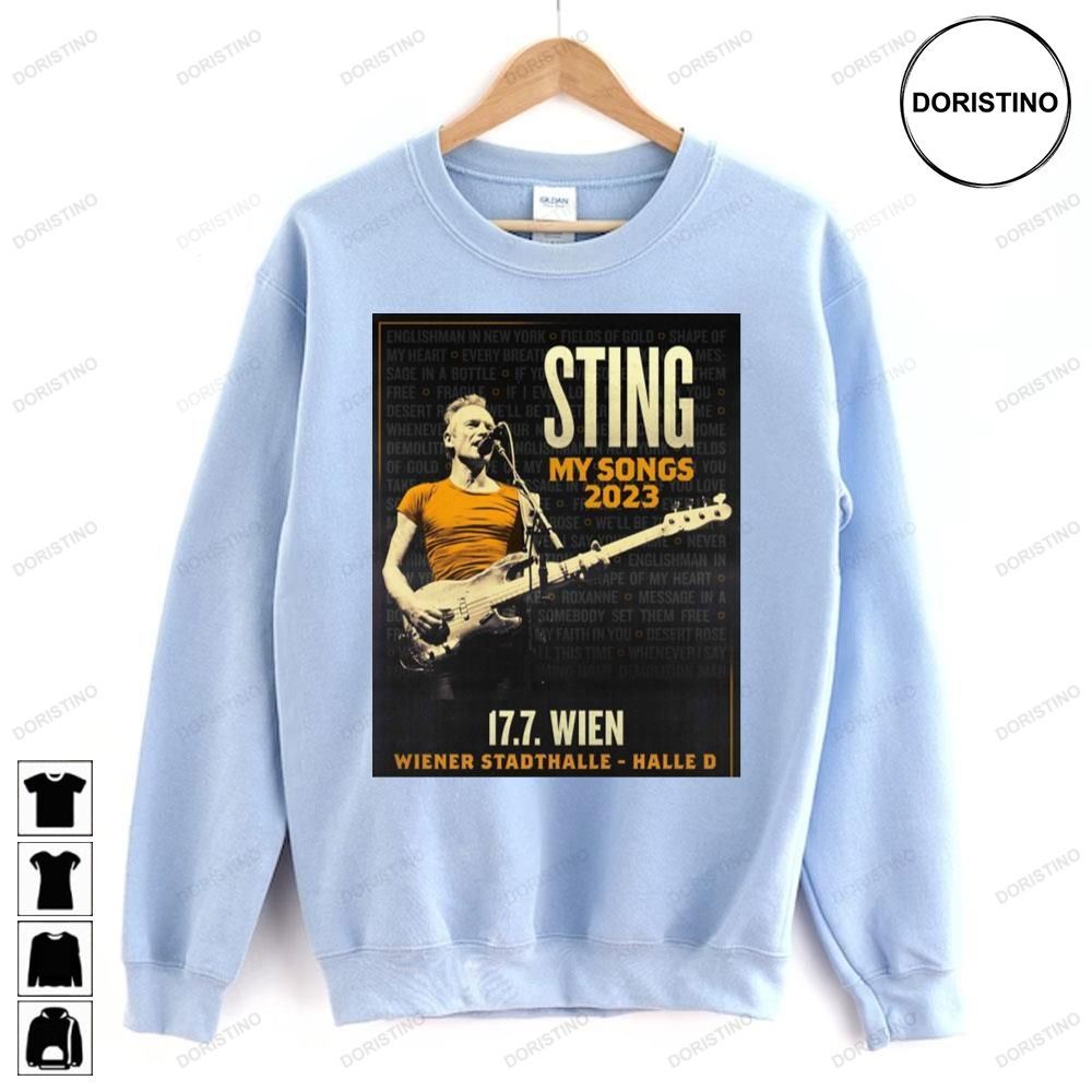 Sting My Songs 2023 Tour Awesome Shirts