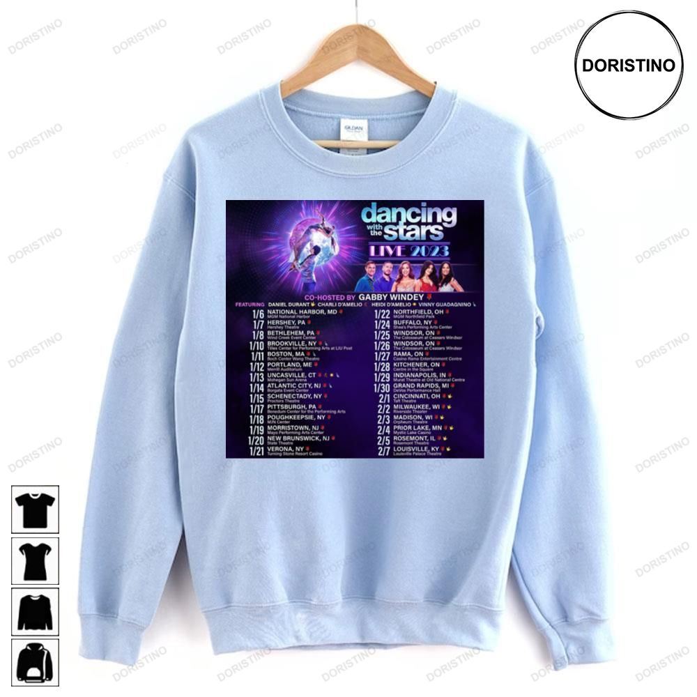 Dancing with the stars live 2023 tour Limited Edition T shirts