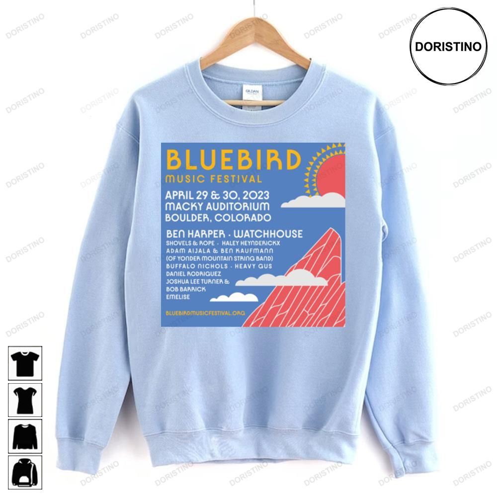 Bluebird Music Festival 2023 Tour Limited Edition T-shirts