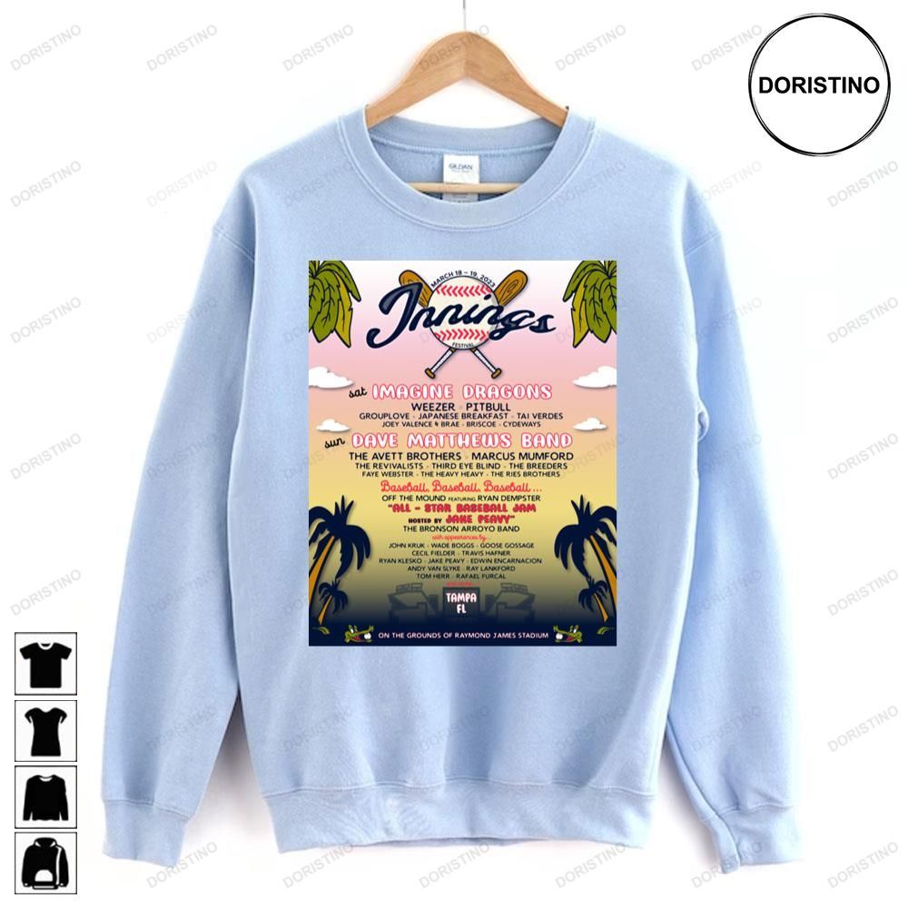 Innings Festival Florida 2023 Tour Awesome Shirts