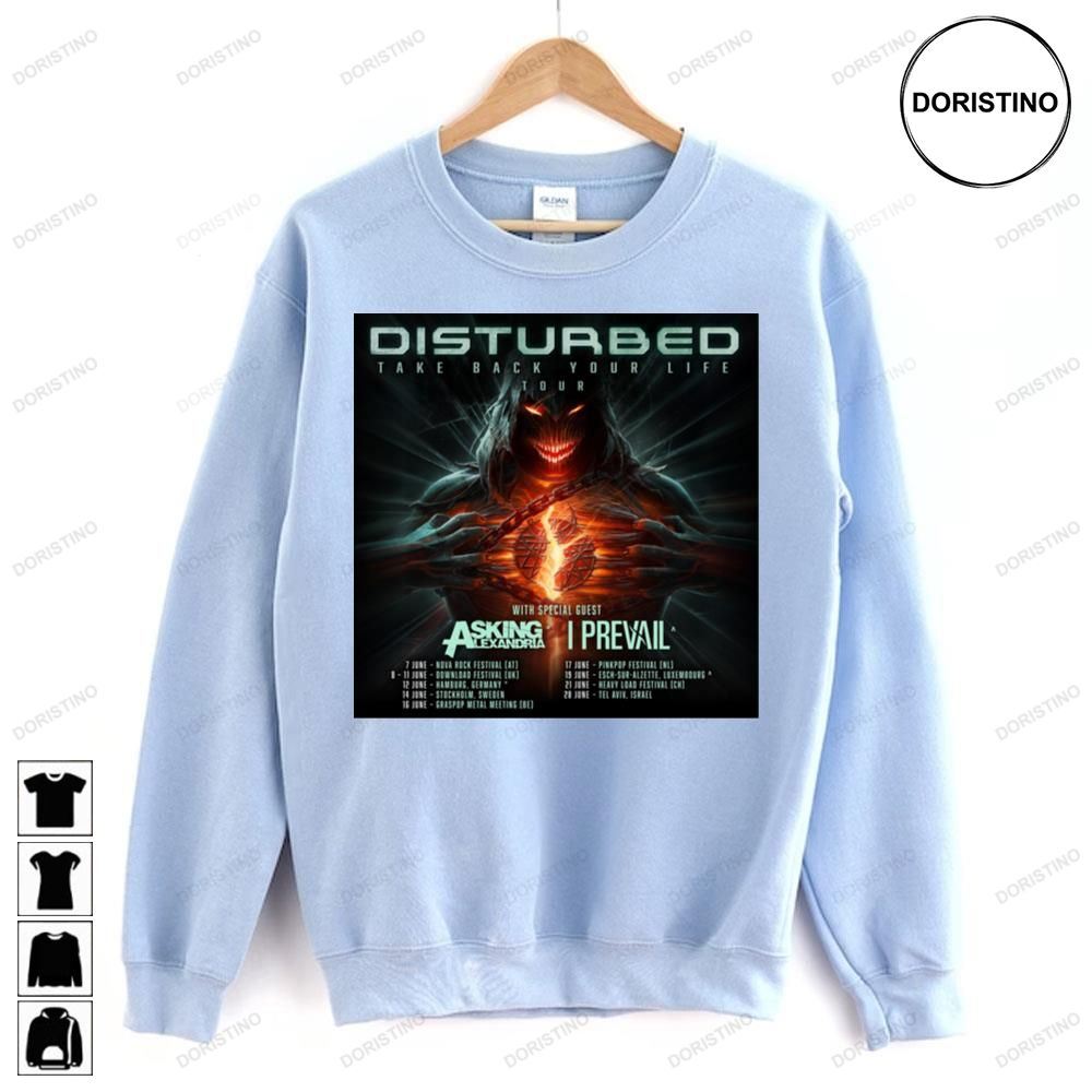 June 2023 Tour Disturbed Take Back Your Life Awesome Shirts