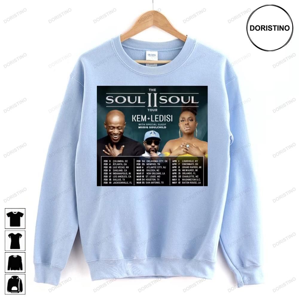 Kem Ledisi The Soul Ii Soul 2023 Tour Awesome Shirts