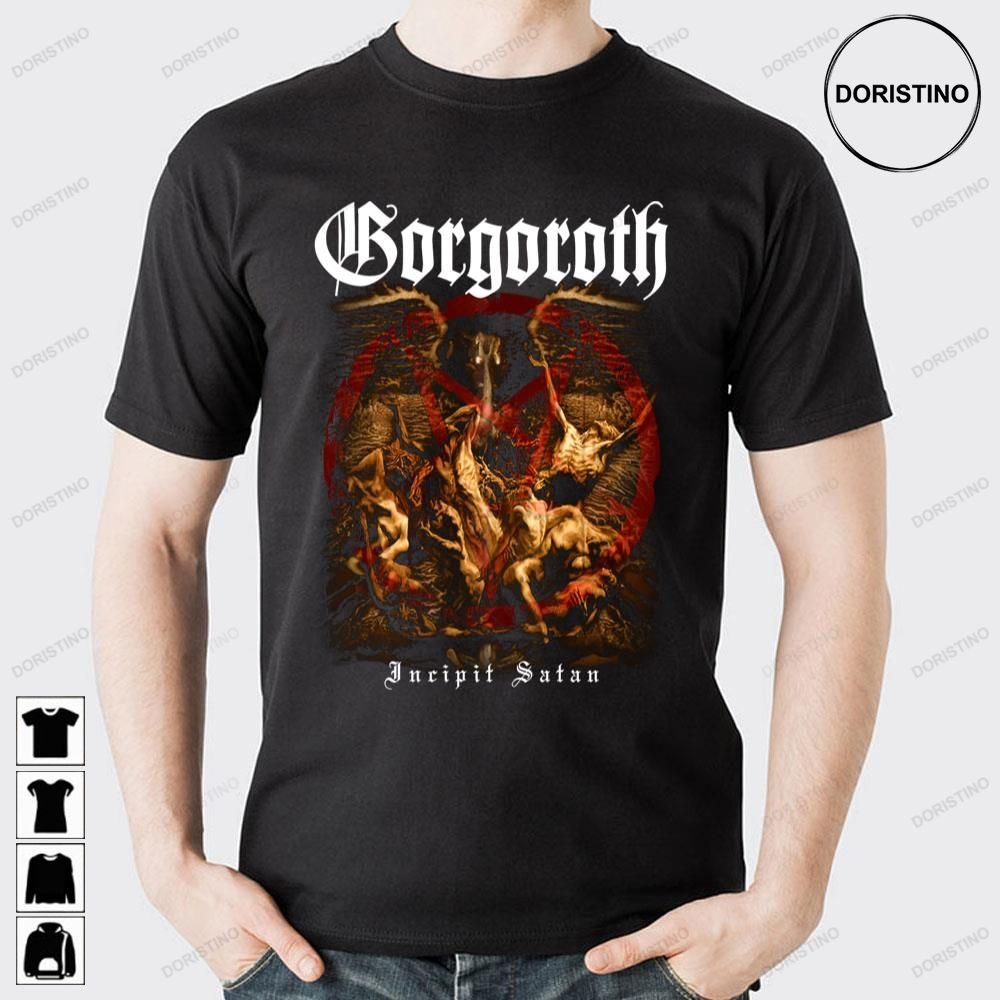 Incipit Satan By Gorgoroth Old School Black Metal Limited Edition T-shirts