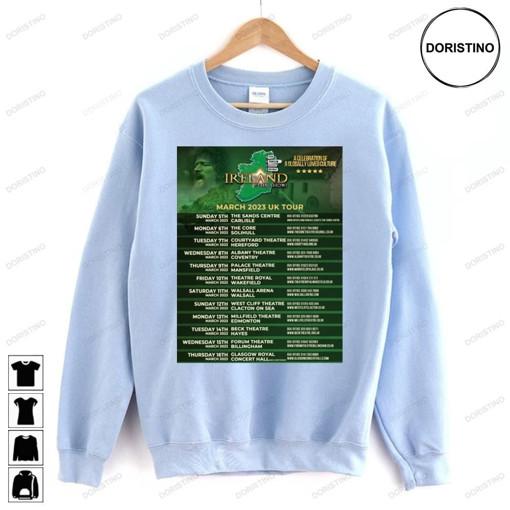 Ireland The Show March Uk Limited Edition T-shirts