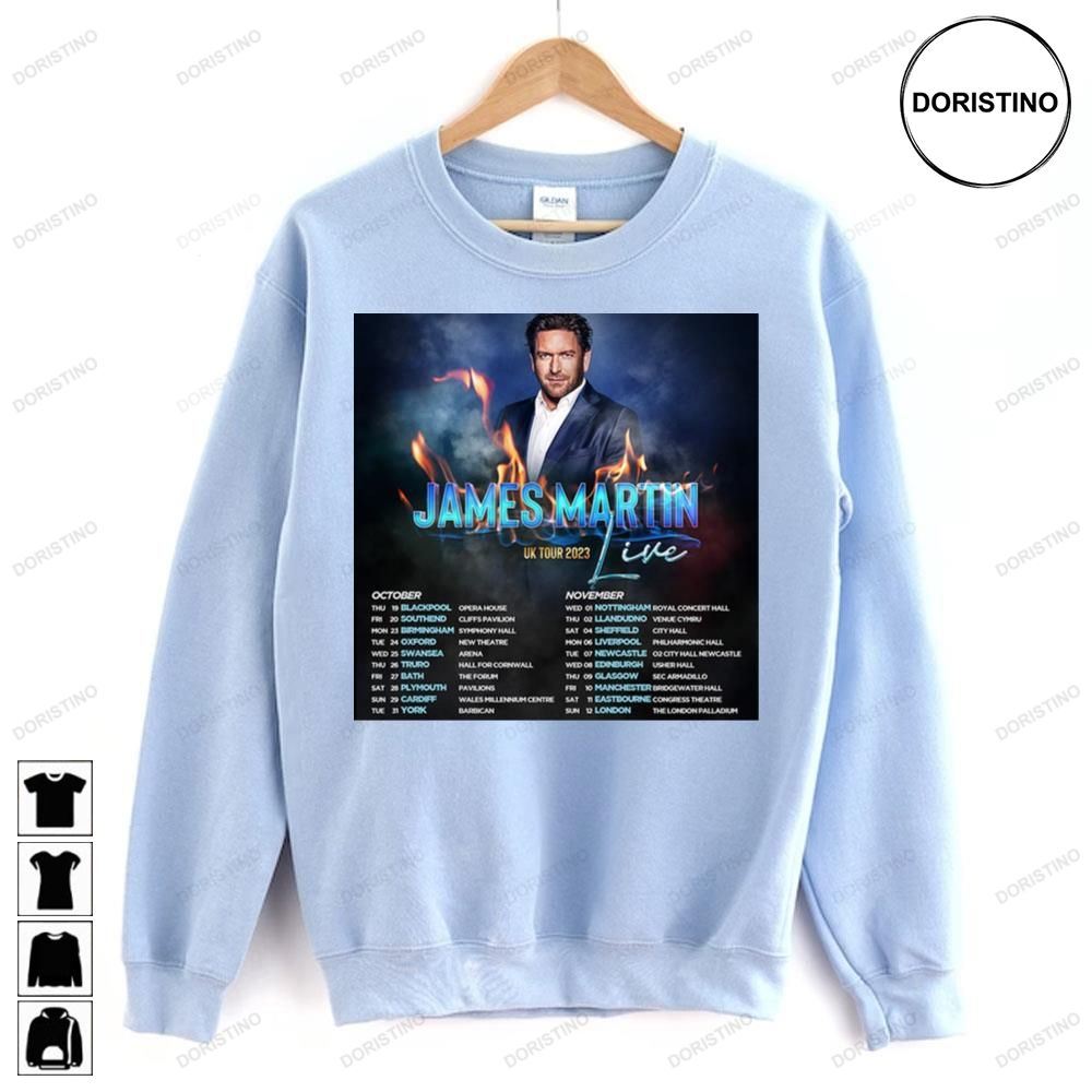 James Martin Uk Live Limited Edition T-shirts