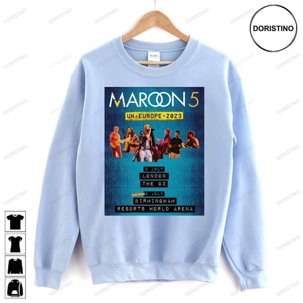 July London Maroon 5 Uk Europe Awesome Shirts