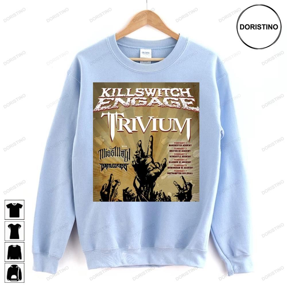 Killswithch Engage Trivium Dates Awesome Shirts