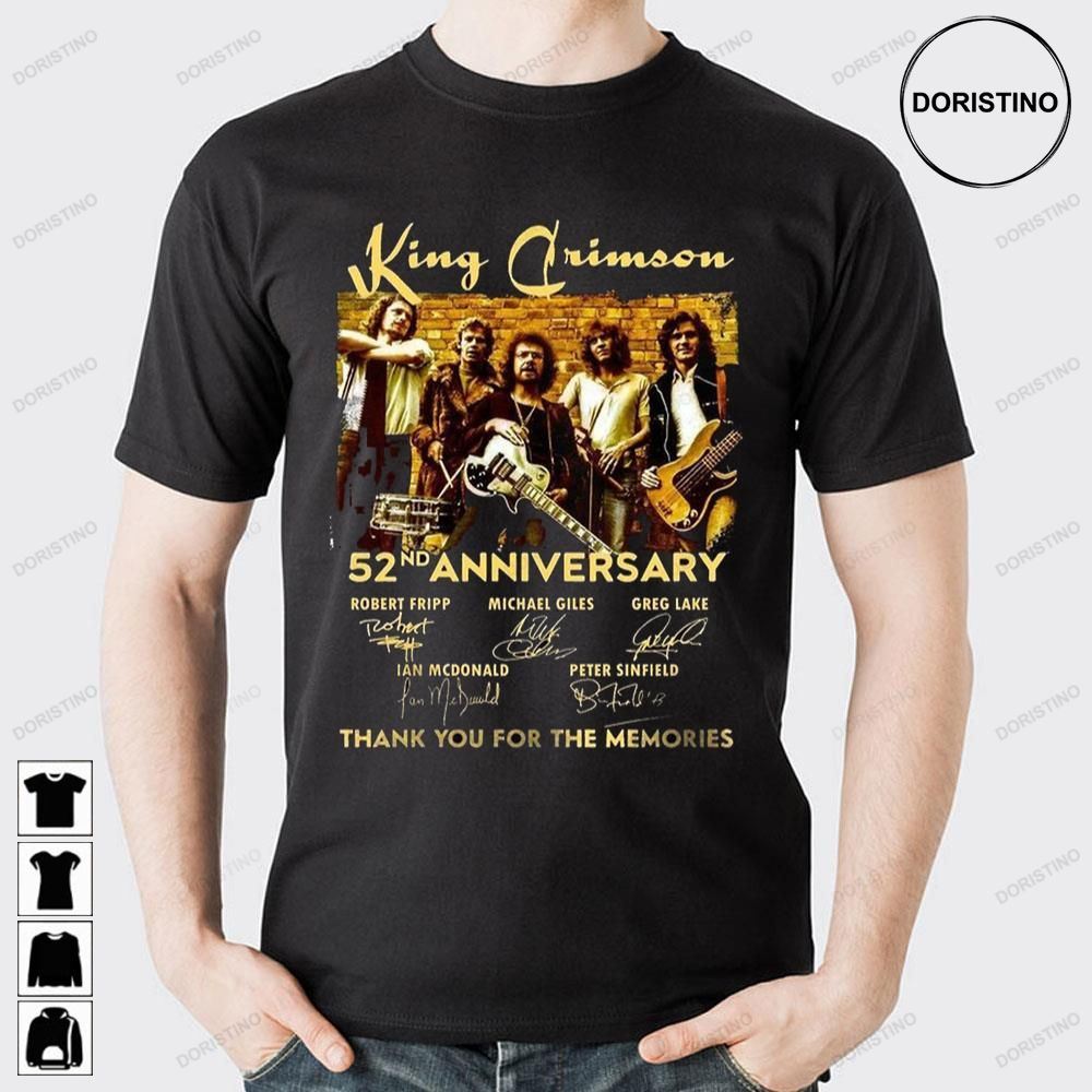 King Crimson 52nd Anniversary Trending Style