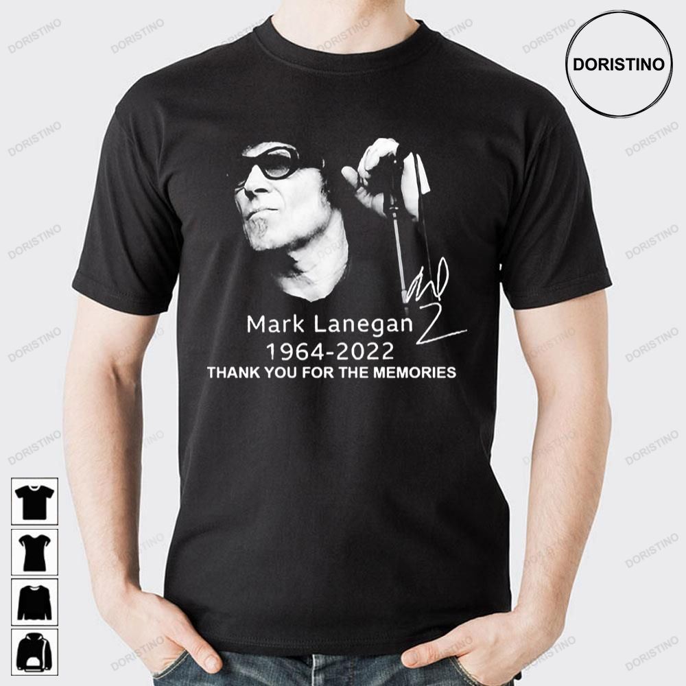 Mark Lanegan 1964 Thank You For The Memories Limited Edition T-shirts