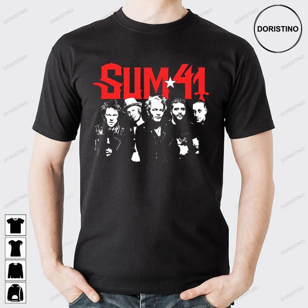 Members Sum 41 Awesome Shirts