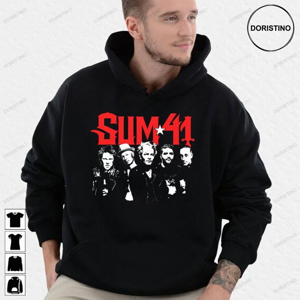 Members Sum 41 Awesome Shirts