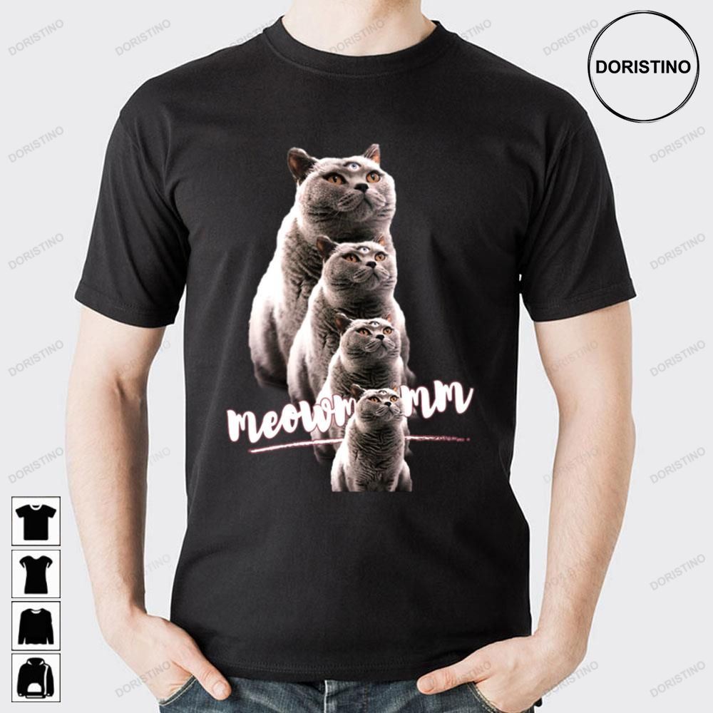 Meowmmm Cat 3 Eyes Limited Edition T-shirts