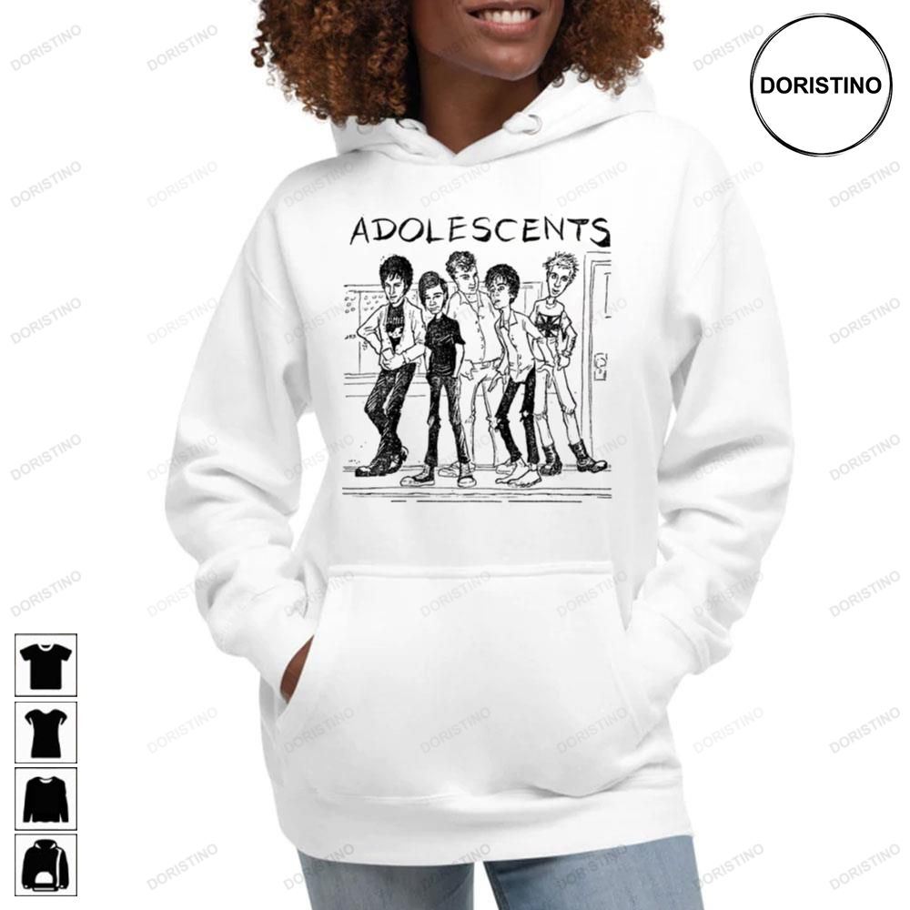 No Way Vintage Hardcore Punk Rock Adolescents Limited Edition T-shirts