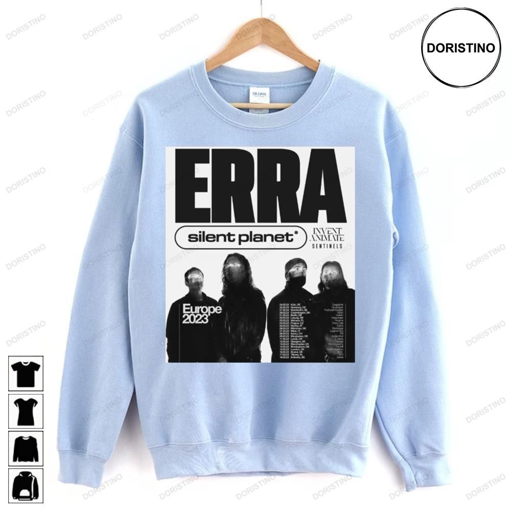 Erra Silent Planet Europe Limited Edition T-shirts