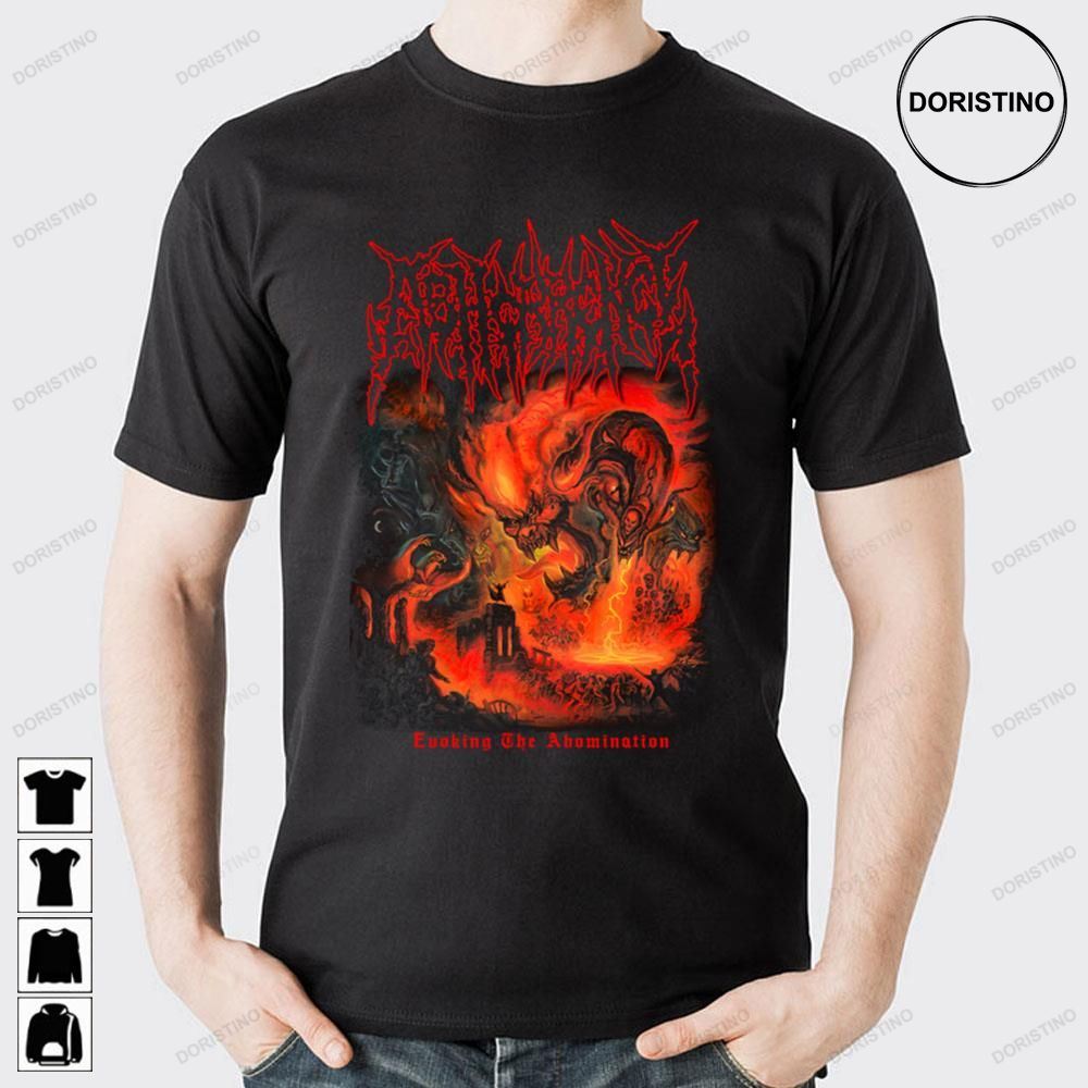 Evoking The Abomination Death Metal Limited Edition T-shirts