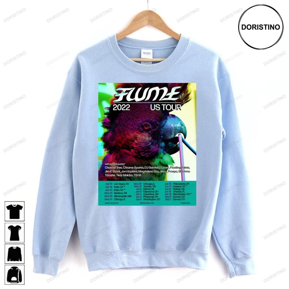 Flume Us Dates Limited Edition T-shirts