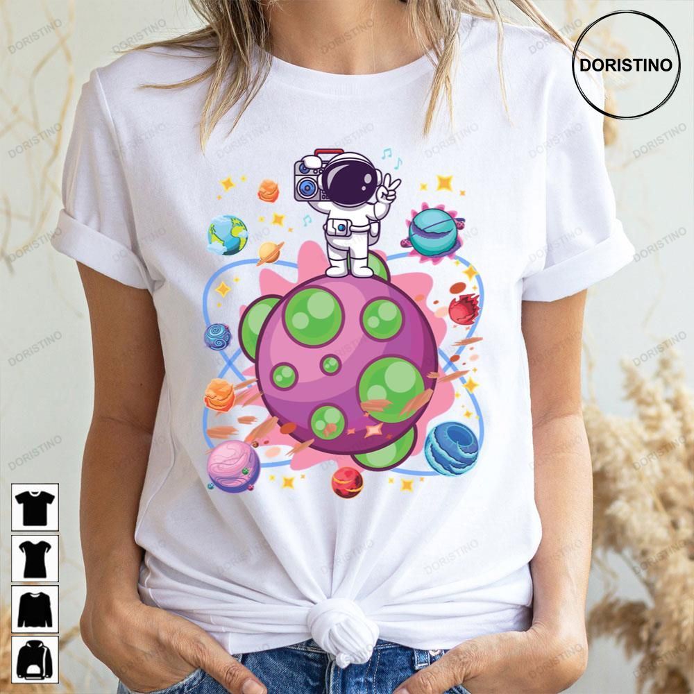 Funny Astronaut Cosmic Sound Limited Edition T-shirts