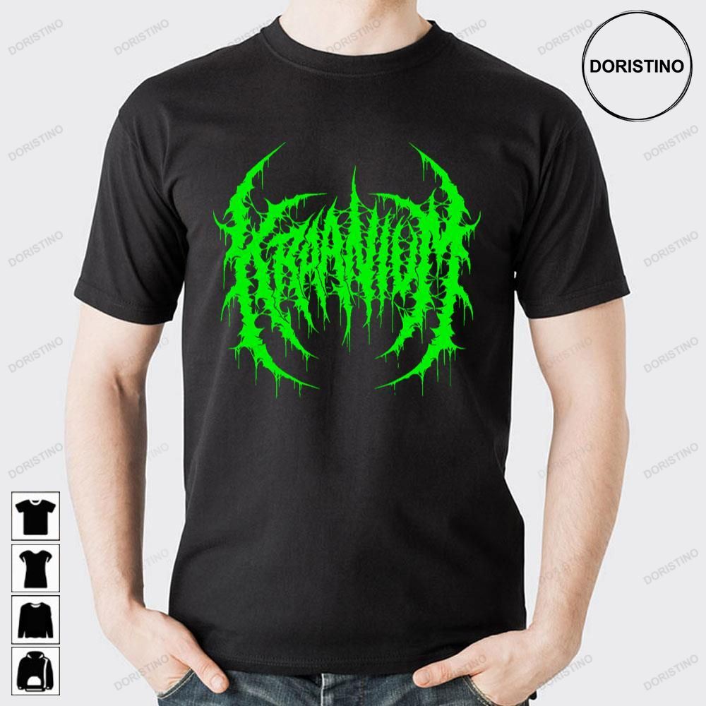 Green Kraanium Logo Death Metal Trending Style