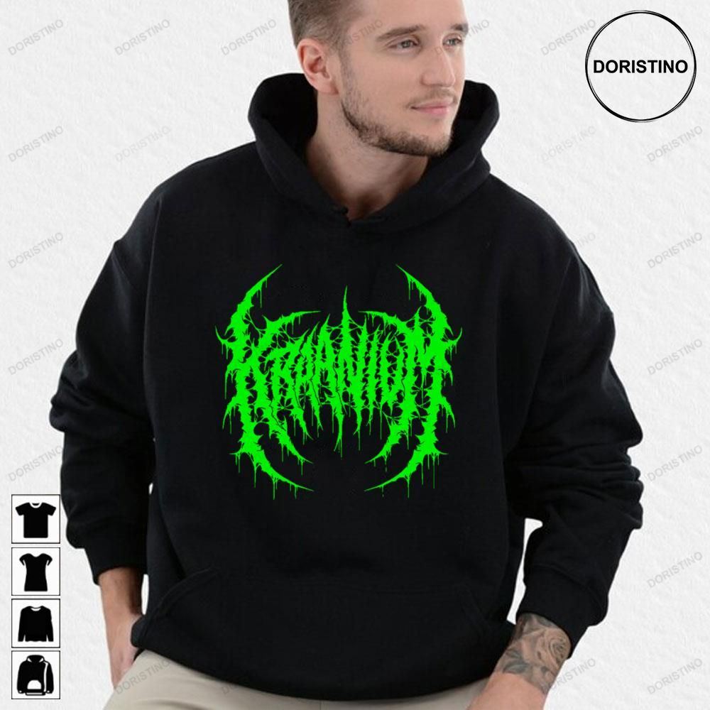 Green Kraanium Logo Death Metal Trending Style
