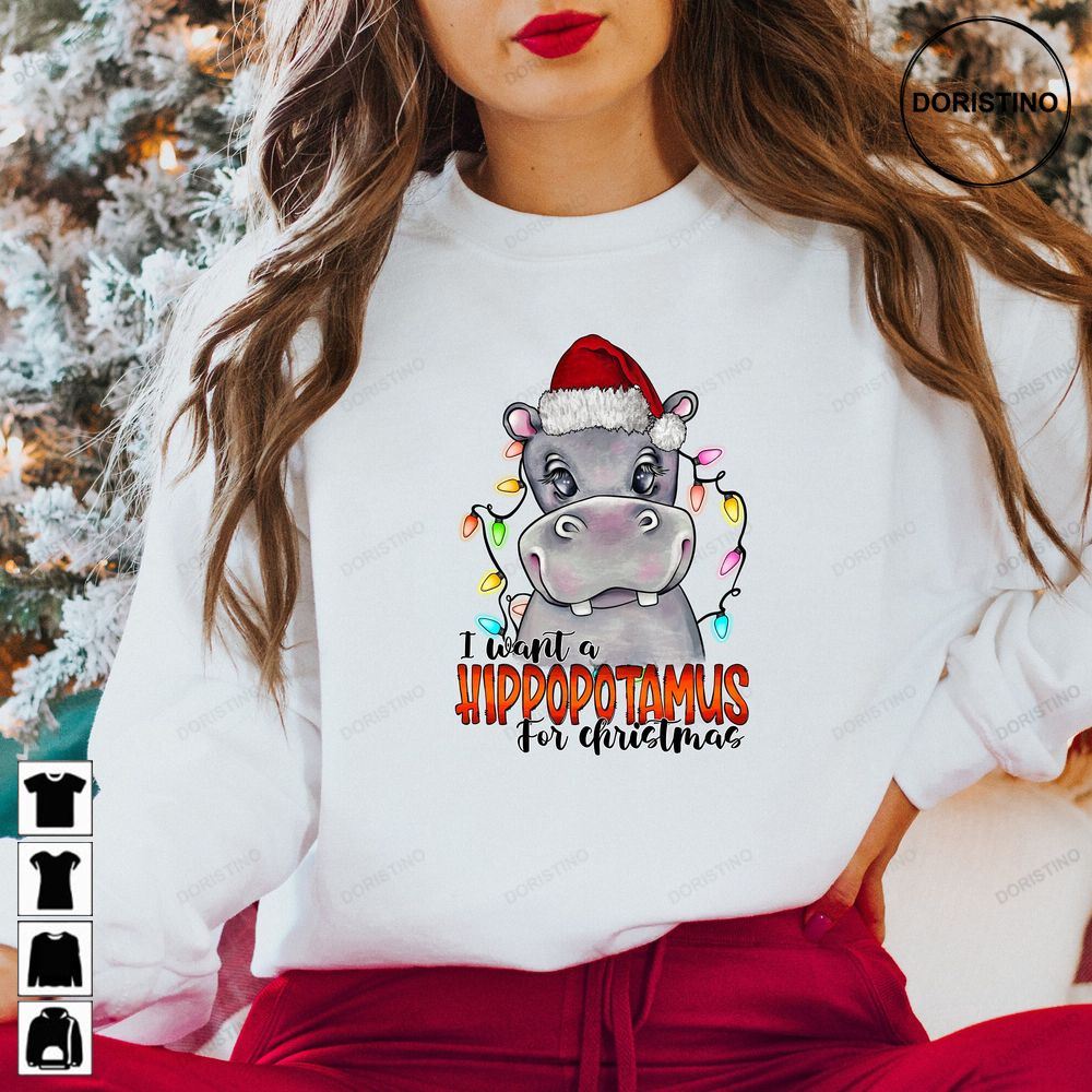 I Want A Hippopotamus For Christmas Christmas Limited Edition T-shirts