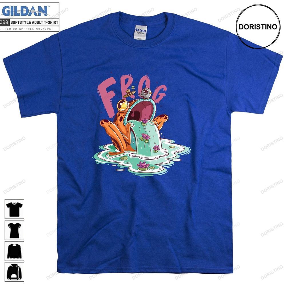 Lake Vomiting Frog Animal Funny Cartoon Limited Edition T-shirts
