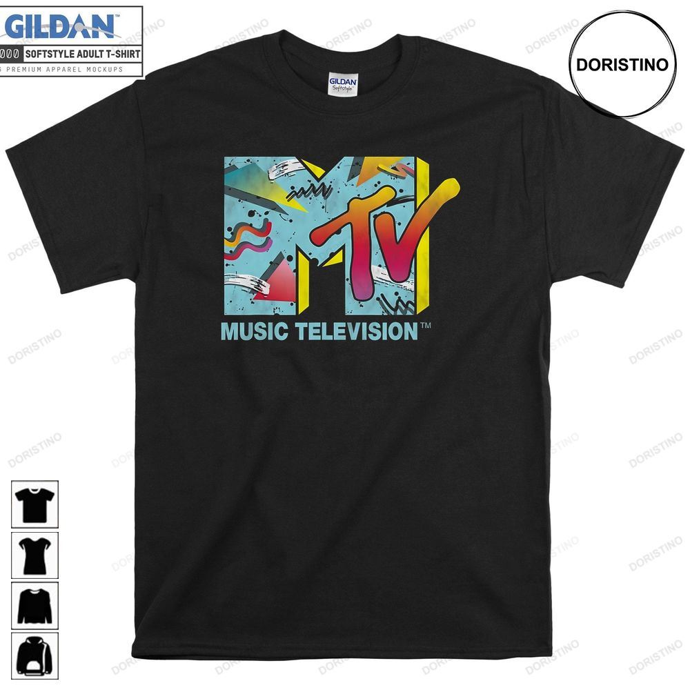 Mtv Classic Logo 80s Print Design Hoody Kids Child Awesome Shirts