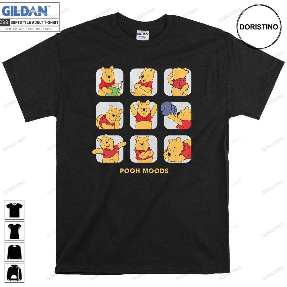 Pooh Moods Winnie The Pooh Hoody Kids Child Tote Bag Awesome Shirts
