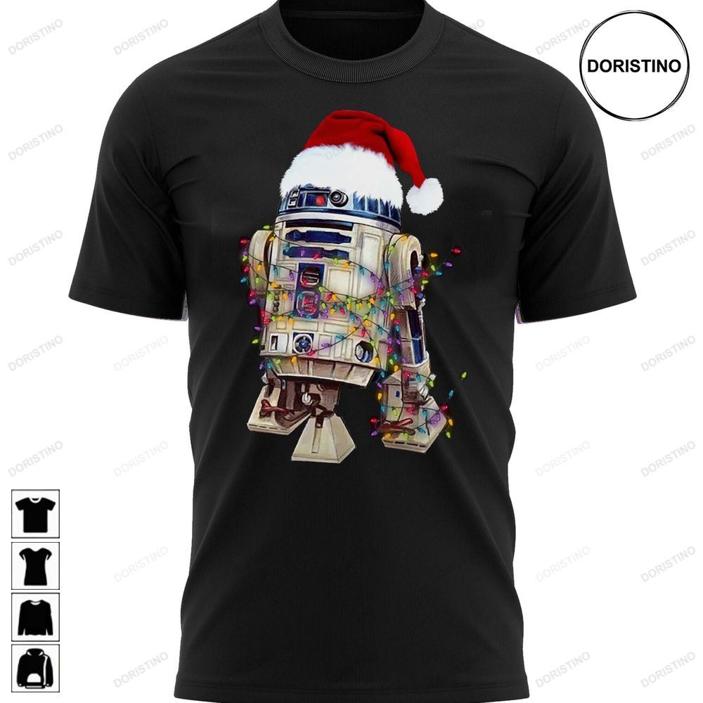 R2d2 Christmas Lights Xmas Gift Present Awesome Shirts