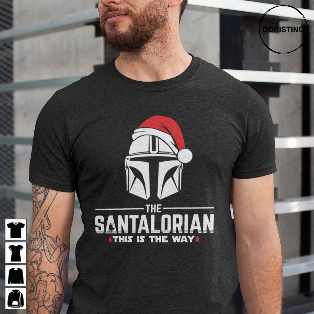 Santalorian Star Wars Christmas Mandalorian Christmas Trending Style