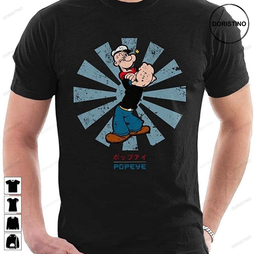 Spinach Man Retro Cartoon Mens Fun Comedy Limited Edition T-shirts
