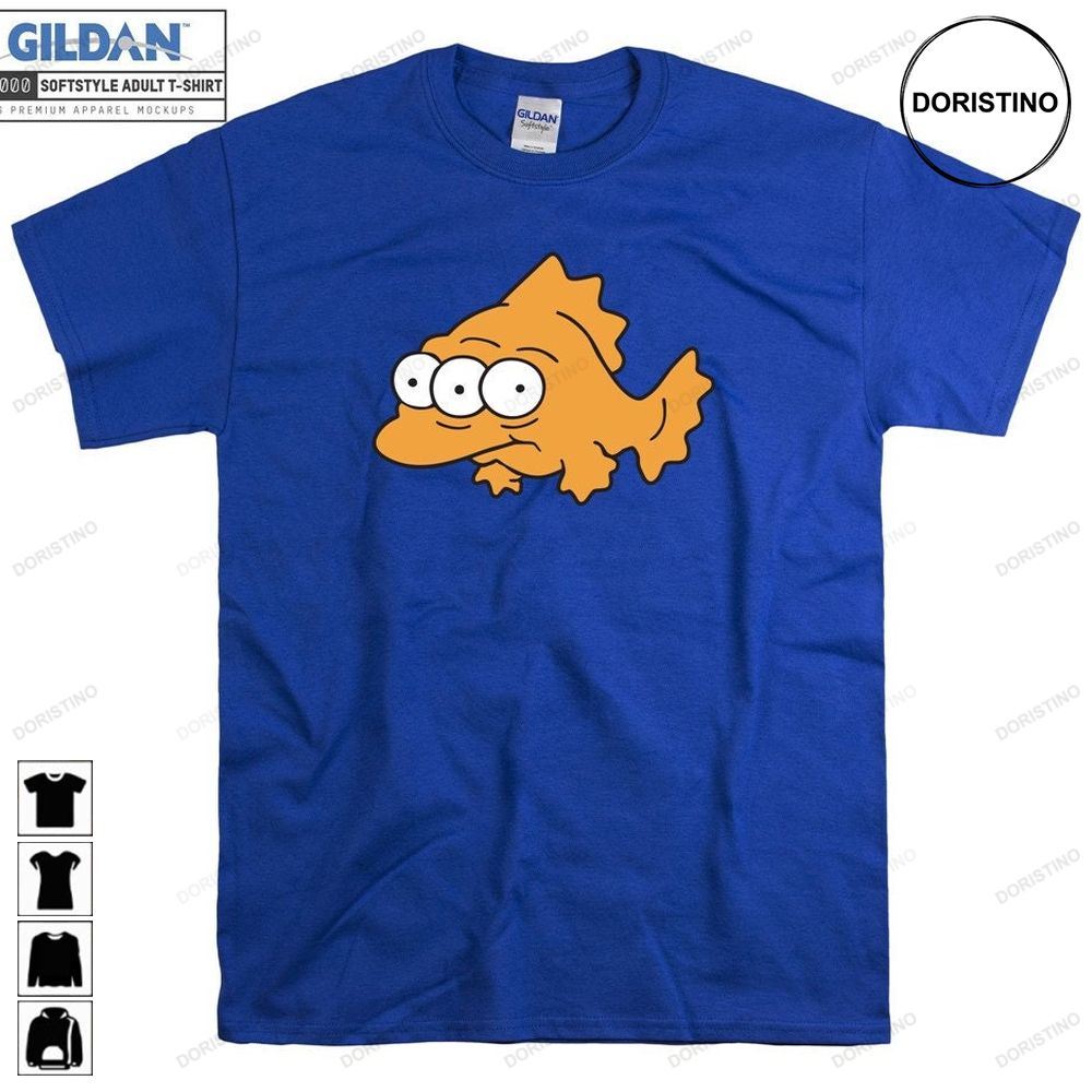 The Simpsons Blinky Fish Art Cartoon Limited Edition T-shirts