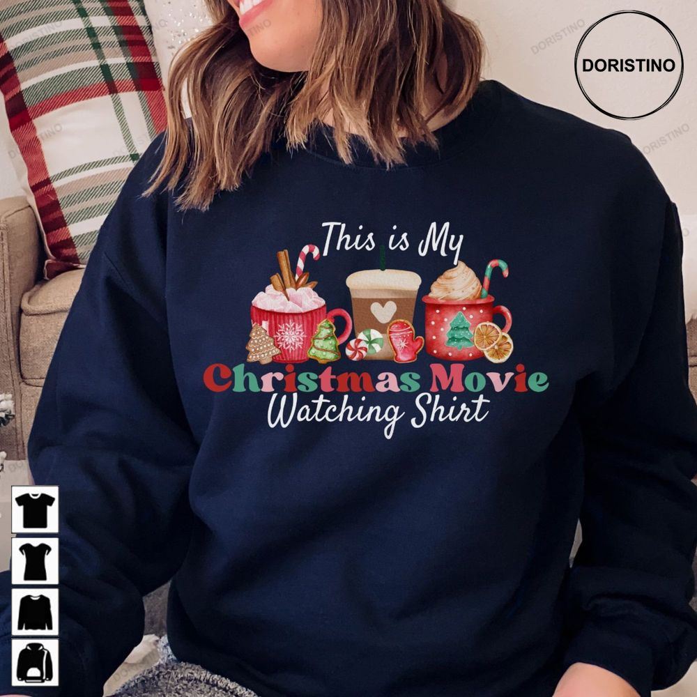 This Is My Movie Watching Christmas Movies For Coffee And Latte Limited Edition T-shirts