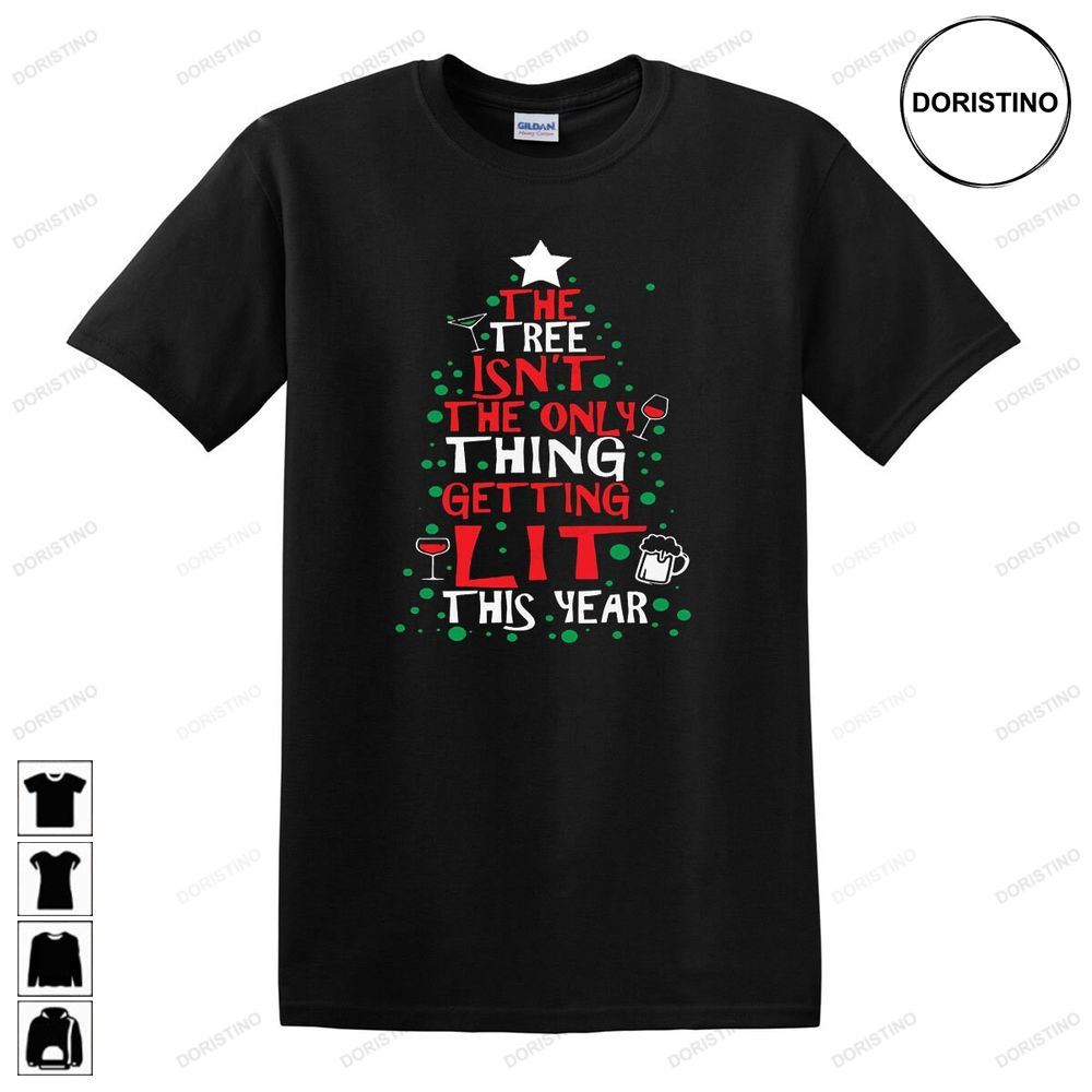 Tree Ist Christmas Tree Xmas Gift Santa Pub Drink Limited Edition T-shirts