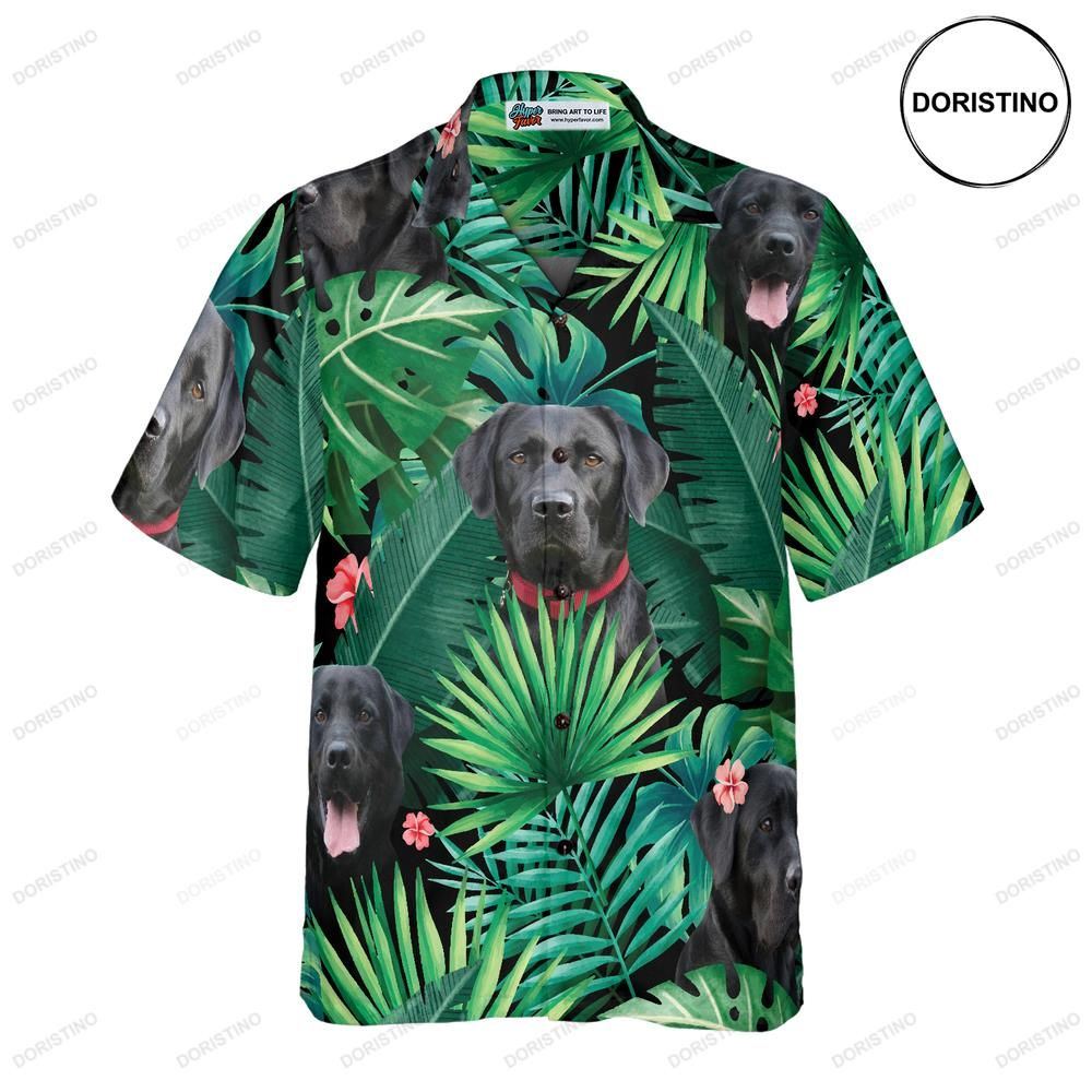 Tropical Labrador Awesome Hawaiian Shirt