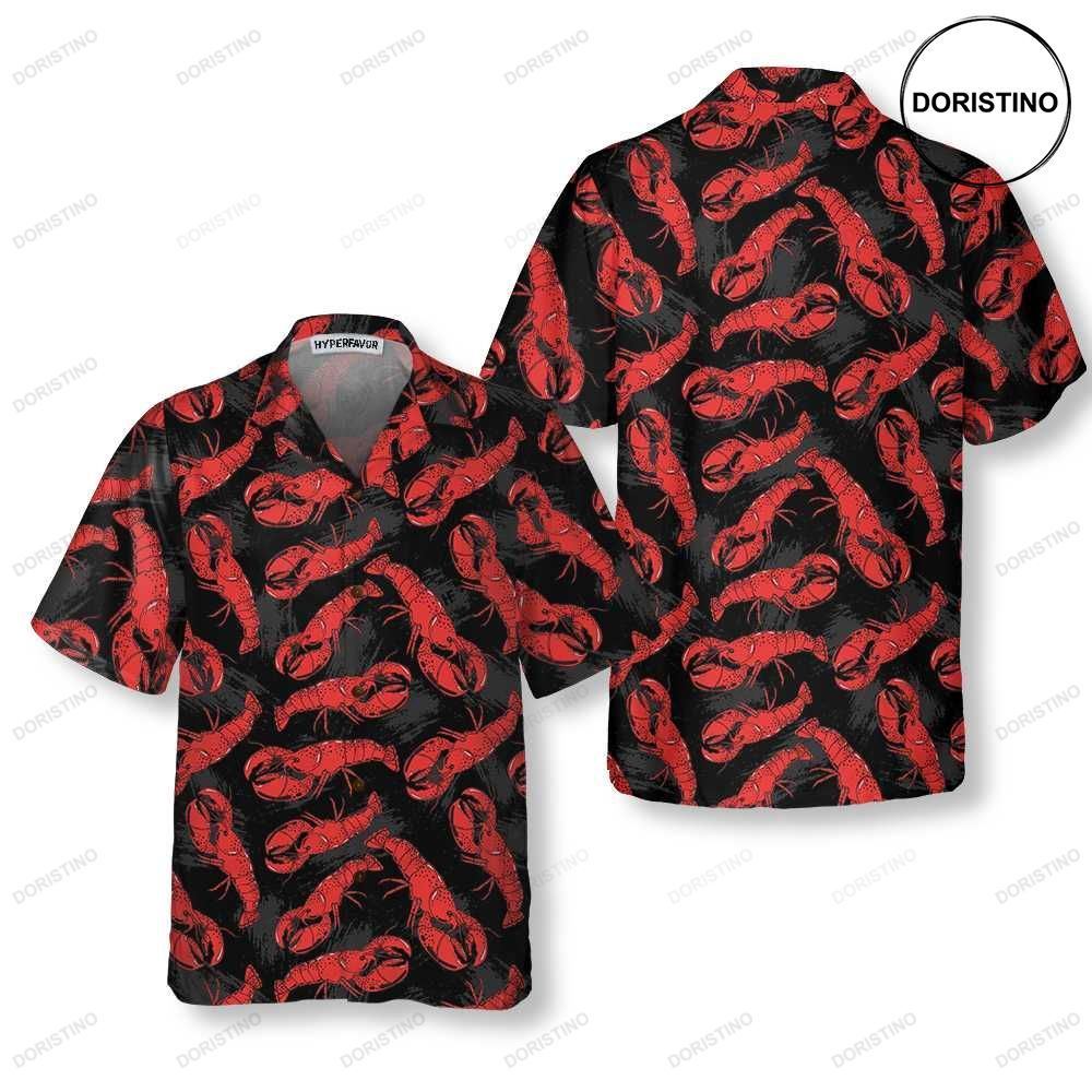 Tropical Lobster Red Lobster For Men Women Gift For Lobster Lovers Limited Edition Hawaiian Shirt