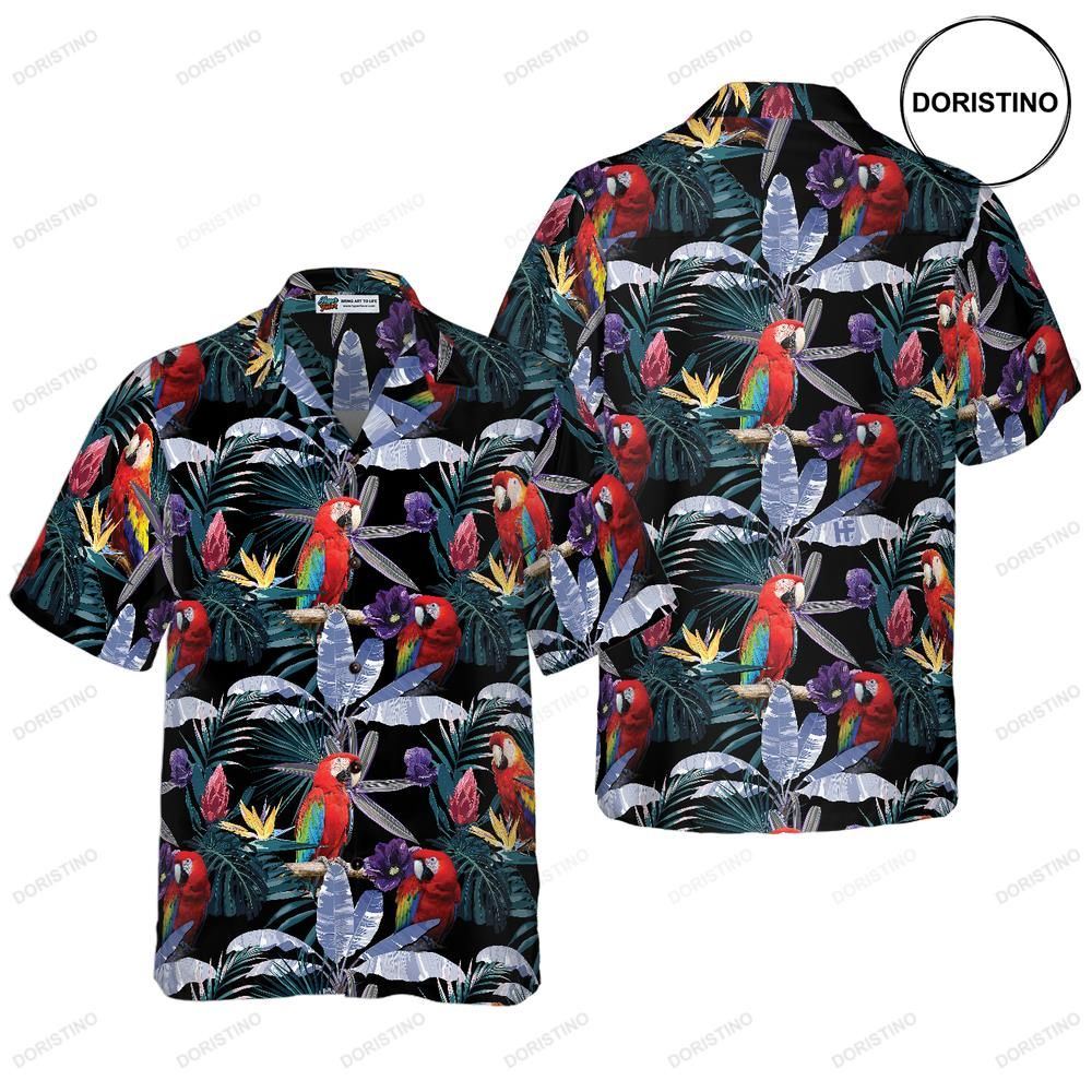 Tropical Parrot V1 Hawaiian Shirt
