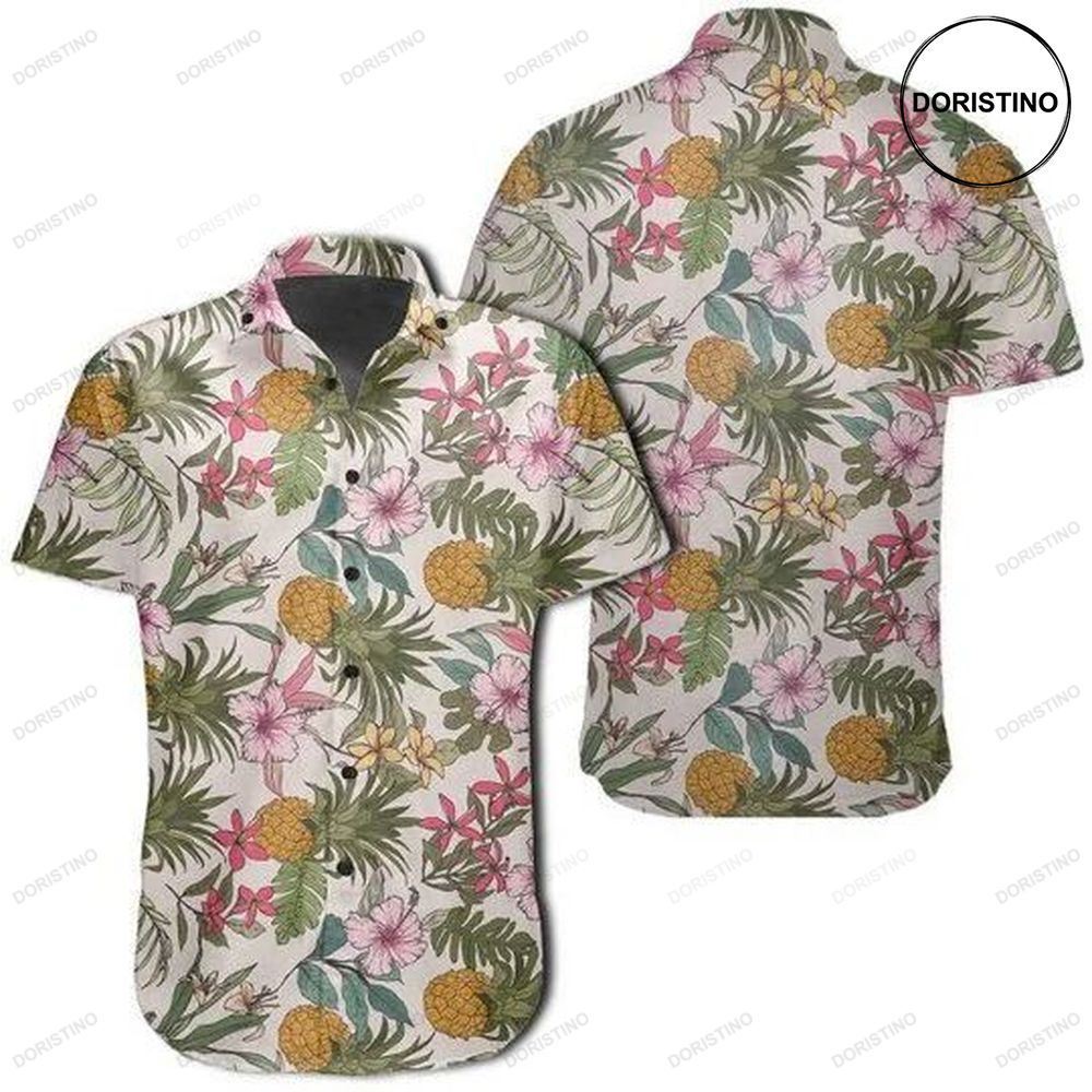 Tropical Pineaapple Awesome Hawaiian Shirt