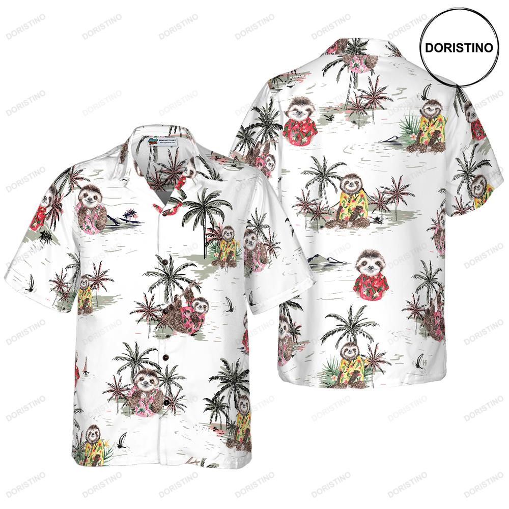 Tropical Sloth For Men Limited Edition Hawaiian Shirt