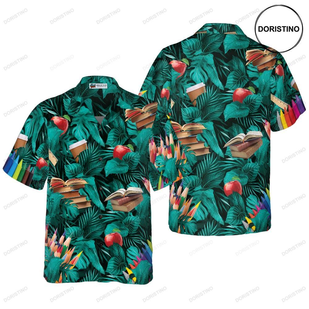 Tropical Teacher Teacher For Men And Women Best Gift For Teacher Awesome Hawaiian Shirt