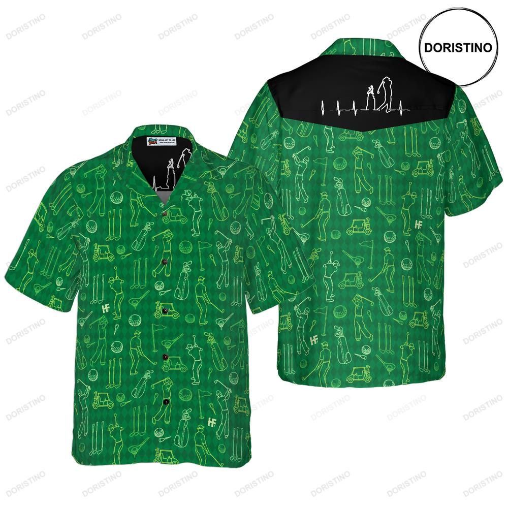Various Golf S Pattern Hawaiian Shirt