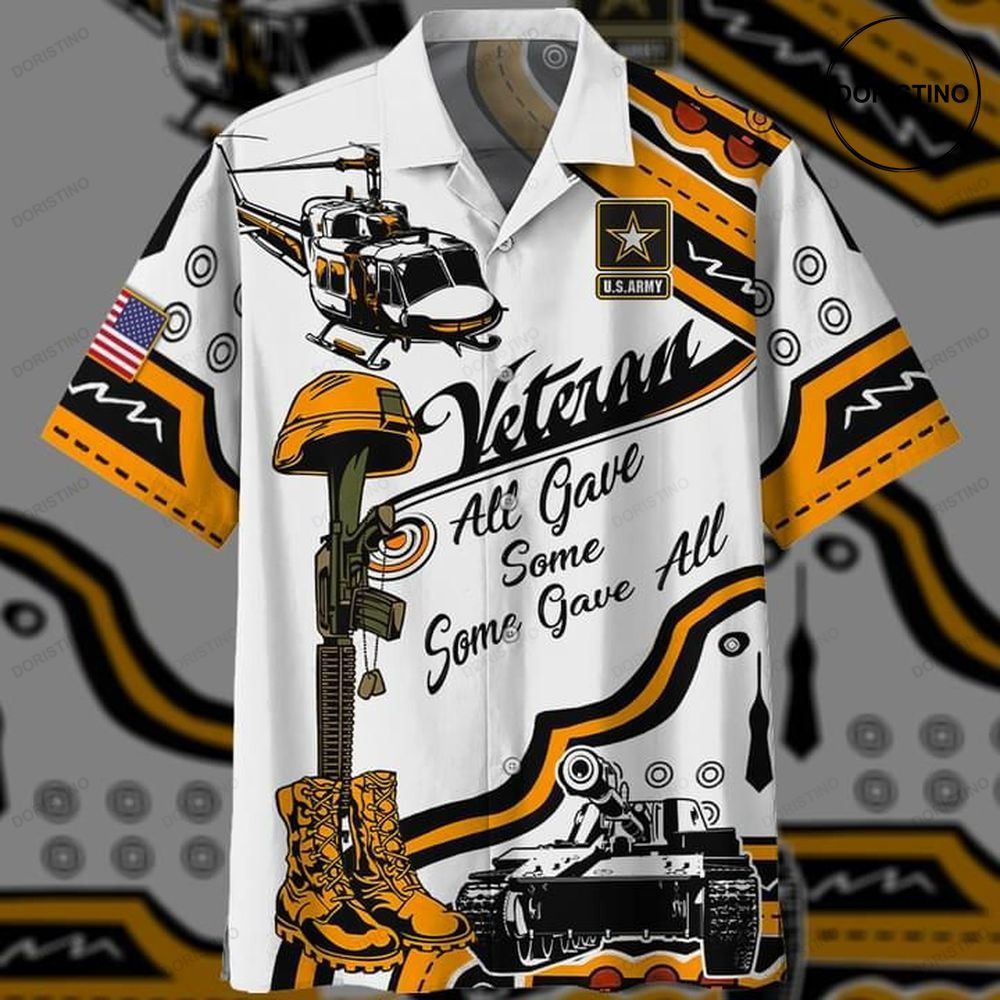 Veteran All Gave Some Some Gave All Awesome Hawaiian Shirt