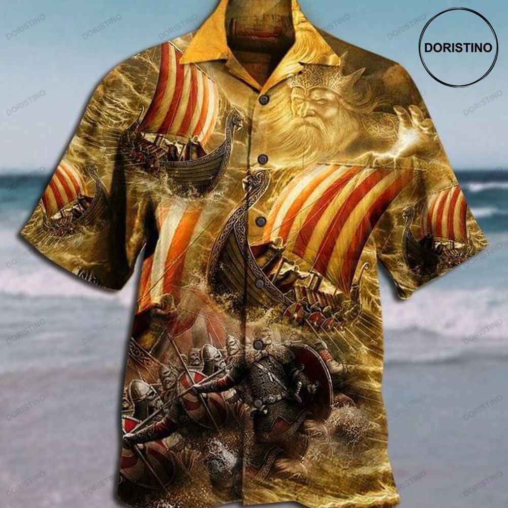 Viking Print Limited Edition Hawaiian Shirt