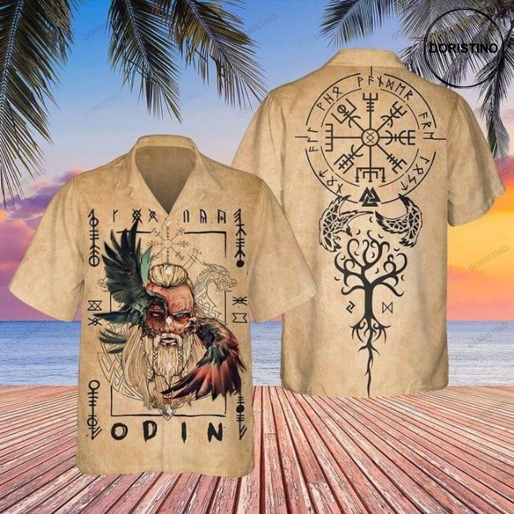 Viking Warrior Print Limited Edition Hawaiian Shirt